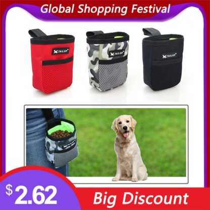 Mini Outdoor Portable Training Dog Snack Bag Pet Supplies Strong Wear Resistance Large Capacity Puppy Snack Reward Waist Bag