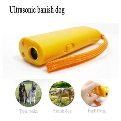 Strengthen Pet Dog Training equipment Ultrasound Repeller 3 in 1 Control Trainer Device Anti Barking Stop Bark Deterrents