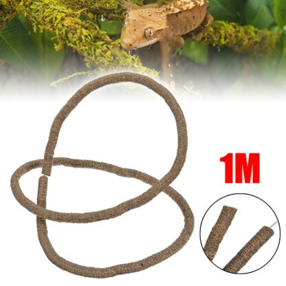 100cm Terrarium Reptile Jungle Vines Flexible Bendable Jungle Climber Reptile Pet Terrarium Decor Not Suction Cup Included