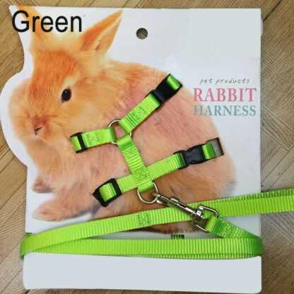 Pet Rabbit Soft Harness Leash Adjustable Bunny Traction Rope for Running Walking WXV Sale