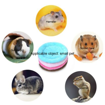 New Plush Soft Guinea Pig House Bed Cage for Hamster Mini Animal Mice Rat Nest Bed Squirrel Hamster House Small Pet Products