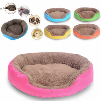 Pet Dog Beds Cat Bed Puppy Cushion House Soft Warm Cozy Soft Kennel Mat Blanket 3 SIZE New Cat Dog Supplies Bed