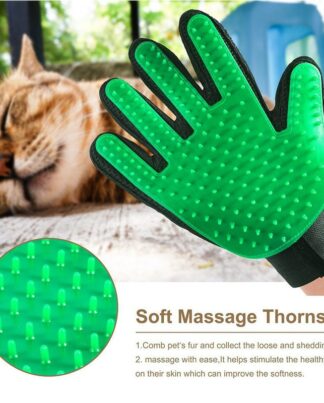 New Pet Brush Glove Comb Cats Grooming Pet Shedding Salon Gloves Comb Hand Shaped Glove Pet Clean Comb For Dogs and Cats