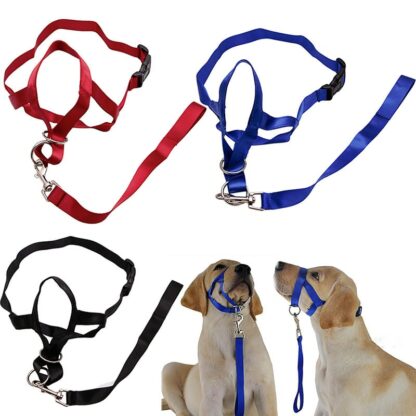 Pet Dog Padded Head Collar Champion Dog Training Halter Stops Pulling Training Tool