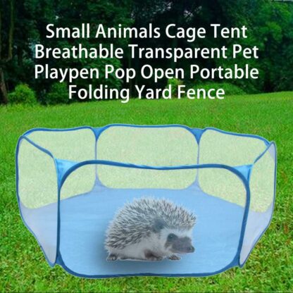 Small Pet Fence Game Toy Small Pet Perch Breathable Collapsible Fence Small Pet Captive Area For Tortoise Rabbit Tortoise