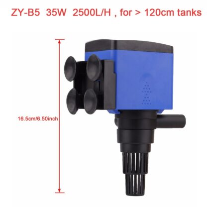 3-in-1 Multi-function Aquarium Filter Air Pump Aquarium Water Pump Fish Tank Circulating Water SpraySubmersible Purifier Filter