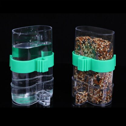 Automatic Bird Pet Drinker Food Feeder Waterer Clip For Aviary Cage Parrot Bird Equipment Birdcage Accessories Drinking Fountain