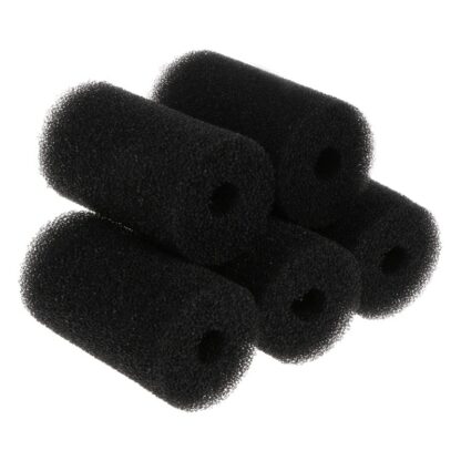 5 Pcs Sponge Aquarium Filter Protector Cover For Fish Tank Inlet Pond Black Foam