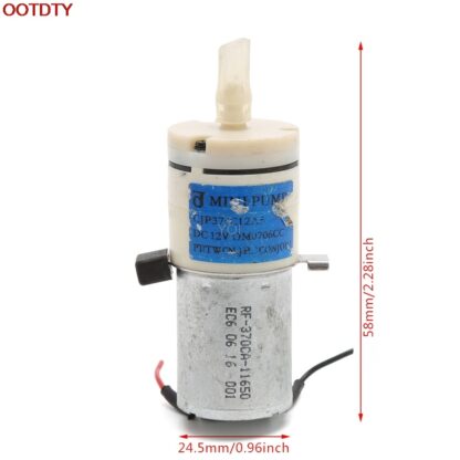 1pc DC12V Mini Air Pump Aquarium Fish Water Oxygen Tank Electronic Sphygmomanometer