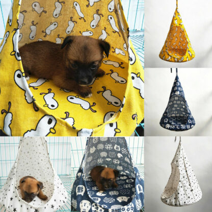 Newest Creative Pet Cat Puppy Dog Conical Sleeping Bed Basket Hammock Bed Mats Window Comfortable Cage Cat Hammock Without Rims