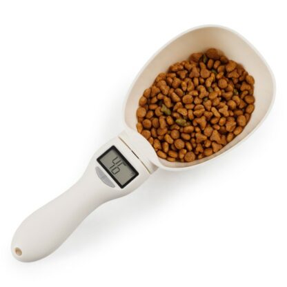 800g/1g Pet Food Scale Cup For Dog Cat Feeding Bowl Kitchen Scale Spoon Measuring Scoop Cup Portable With Led Display