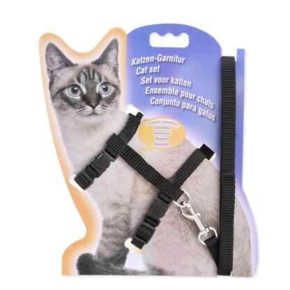 Nylon Cat Harness And Leash Set Pet Products For Animals Adjustable Dog Traction Harness Belt Cat Kitten Halter Cat Collar