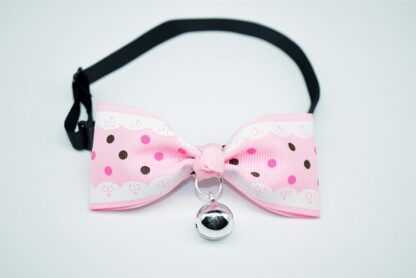 Cute Bow Tie Bell Pet Collars For Small Medium Cats Adjustable Lovely Necklace Soft Safety Bowknot Kitten Cat Puppy Dog Collar