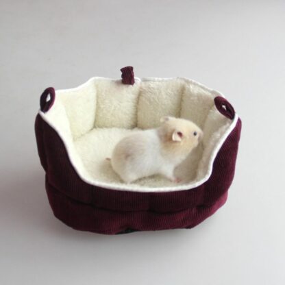 Pet Nest Velvet Hanging Sofa Bed Hammock for Ferret Hamster Guinea Pig Squirrel New