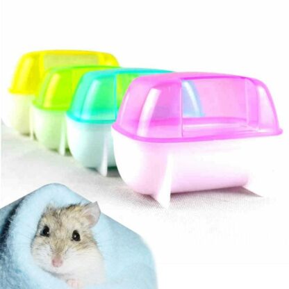 Guinea Pig Hamster Bathroom Hamster Cage Rat House Small Animal Bath Room Pet Accessories Comfortable pet supply Cute