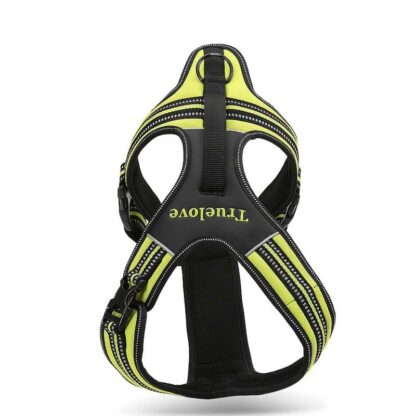 Truelove Sport Nylon Reflective No Pull Dog Harness Outdoor Adventure Pet Vest With Handle XS To XL 5 Colors In Stock Factory