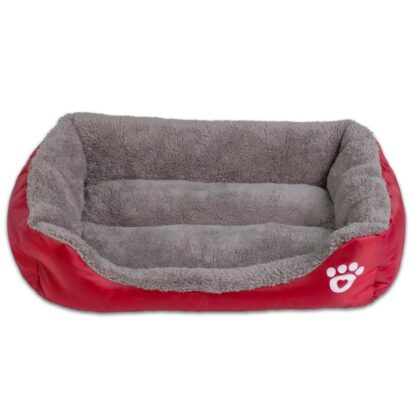 S-3XL 9 Colors Paw Pet Sofa Dog Beds Waterproof Bottom Soft Fleece Warm Cat Bed House Petshop cama perro