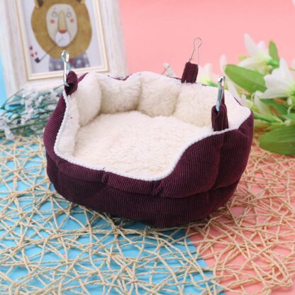 Pet Nest Velvet Hanging Sofa Bed Hammock for Ferret Hamster Guinea Pig Squirrel New