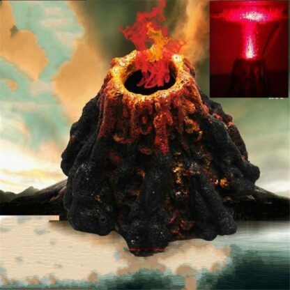 Volcano Shape Air Bubble Stone Aquarium Air Stone Ornament Fish Tank Oxygen Pump Air Pump Fish Tank Decoration