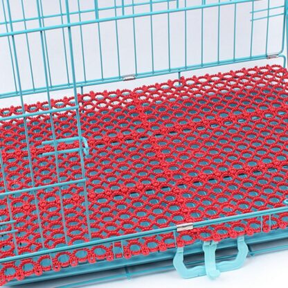 1pc 30*15cm Health PVC Spliced Rabbit Guinea Pig Cage Mat Professional Small Pet Hollow Prevent Dermatitis Easy to Clean Pad