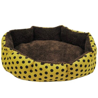 Colorful Leopard Print Pet Cat And Dog Bed Pink Blue Yellowish brown, Deep Pink SIZE S M L XL Puppy House New