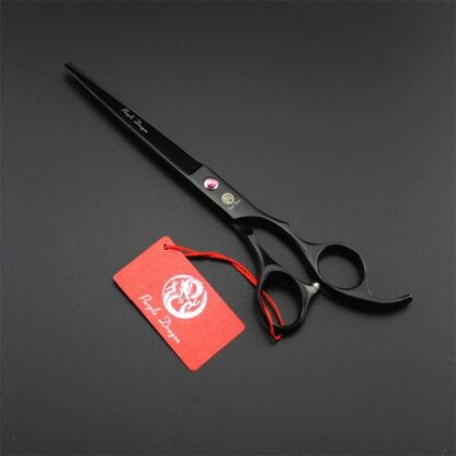 Purple Dragon 7.0 Inch Professional Pet Scissors For Dog Grooming High Quality Straight & Thinning & Curved Shear 4pcs/Set