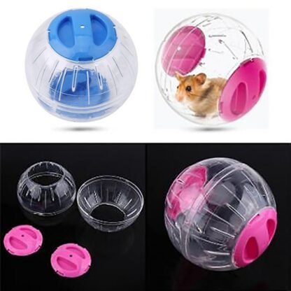 New Small Pet Run The Ball Toy Home Hamster Transparent Running Ball 10cm Jogging Pets Chinchilla Guinea Pig Mini Trot Ball