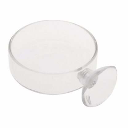 Fish Tank Feeder Aquarium Shrimp Glass Feeding Bowl Clear Dish Tray Aquarium Fish Feeders Aquario Accessory