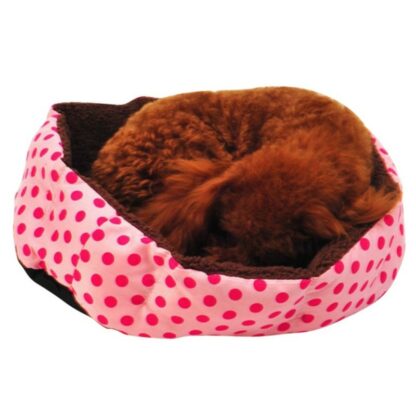 Colorful Leopard Print Pet Cat And Dog Bed Pink Blue Yellowish brown, Deep Pink SIZE S M L XL Puppy House New