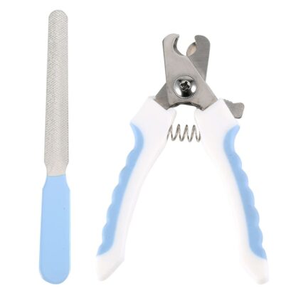 Hot Pet Dog Cat Stainless Steel Claw Nail Clippers Cutter File Scissors Dogs Toe Care Trimmer Nails Pets Grooming Supplies LXY9