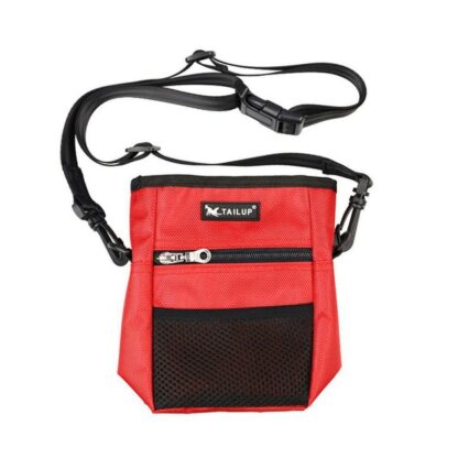 Dog Nylon Liner Cloth Waterproof Waist Snack Bag Portable Dog Training Treat Bags Walking Snack Pouch Detachable Pet Feed Pocket