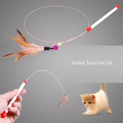 Feather Rop Cat Training Tools Funny Toys For Cat Training Supplies Cat Pet Kittens Interactive Interesting Toys Pet Product