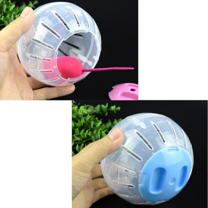 New Small Pet Run The Ball Toy Home Hamster Transparent Running Ball 10cm Jogging Pets Chinchilla Guinea Pig Mini Trot Ball