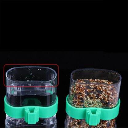 Automatic Bird Pet Drinker Food Feeder Waterer Clip For Aviary Cage Parrot Bird Equipment Birdcage Accessories Drinking Fountain