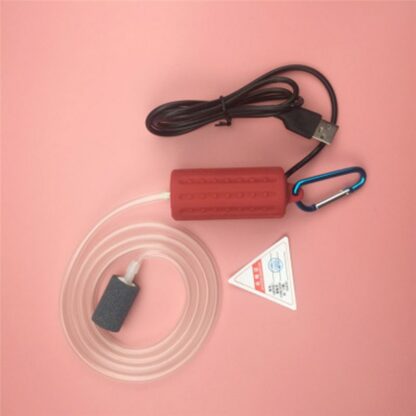 Air Pump Aquarium Mini USB Oxygen Air Pump Check Valve Mute Hose with Stone Energy Saving Supplies Fish Air Aquarium Accessories