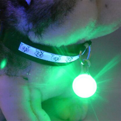 1 Pcs LED Pet Dog Collar Cute Pendant Night Safety Pendant Luminous Night Light Collar Pedant Pet Supplies Dog Accessories