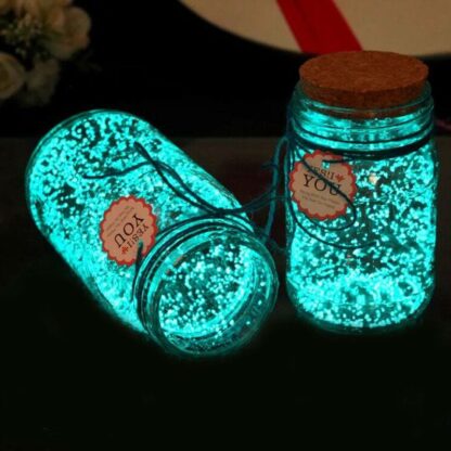 Fish Tank Noctilucent Sand Night Luminous Dark Bright Glow Fluorescent Particles Aquarium Fish Tank Decoration