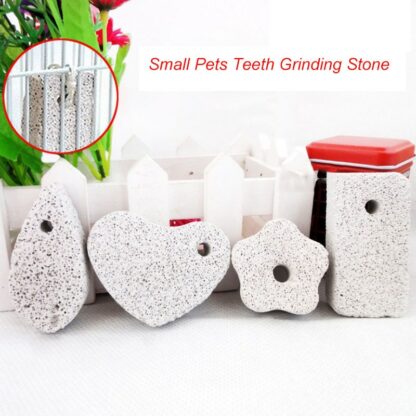 Guinea Pig Hamster Rabbit Teeth Grinding Stone Small Pet Supplies Minerals Molar Stone Chew Toys for Chinchilla Dog Totoro